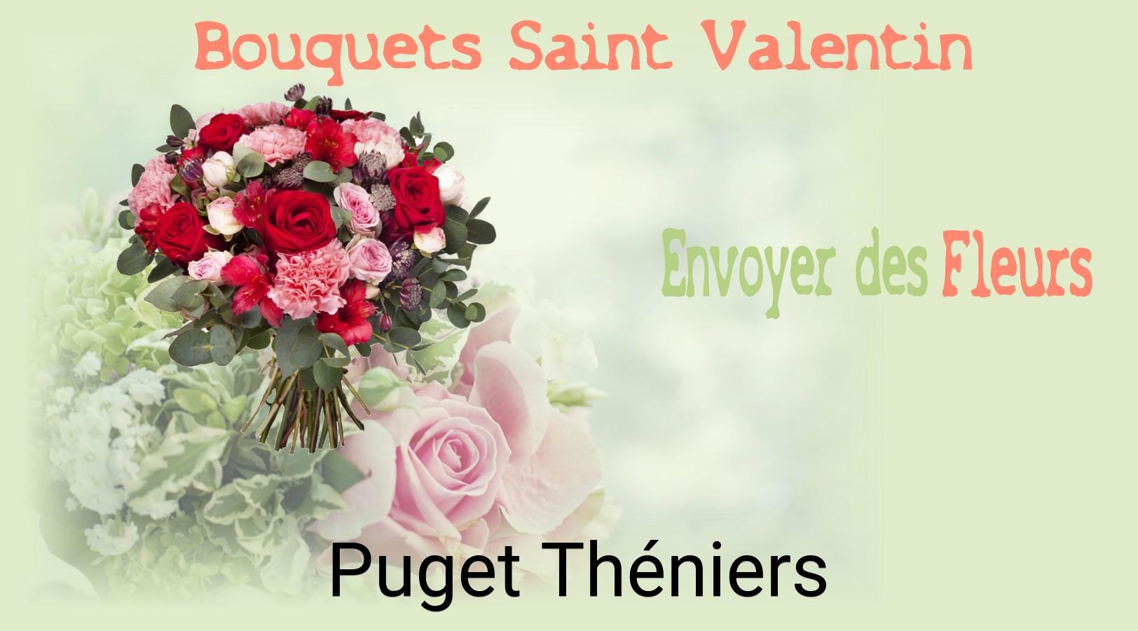 Roses de Saint-Valentin livrées à Puget-Théniers